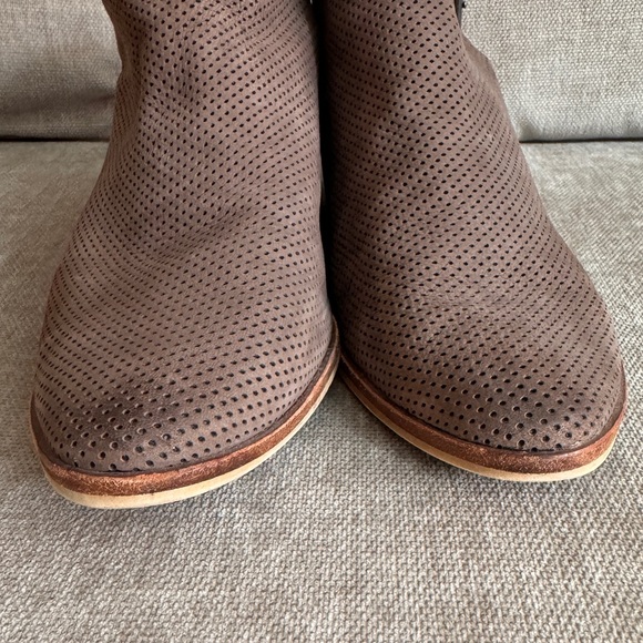 Brown Suede Dolce Vita Booties - Picture 2 of 8